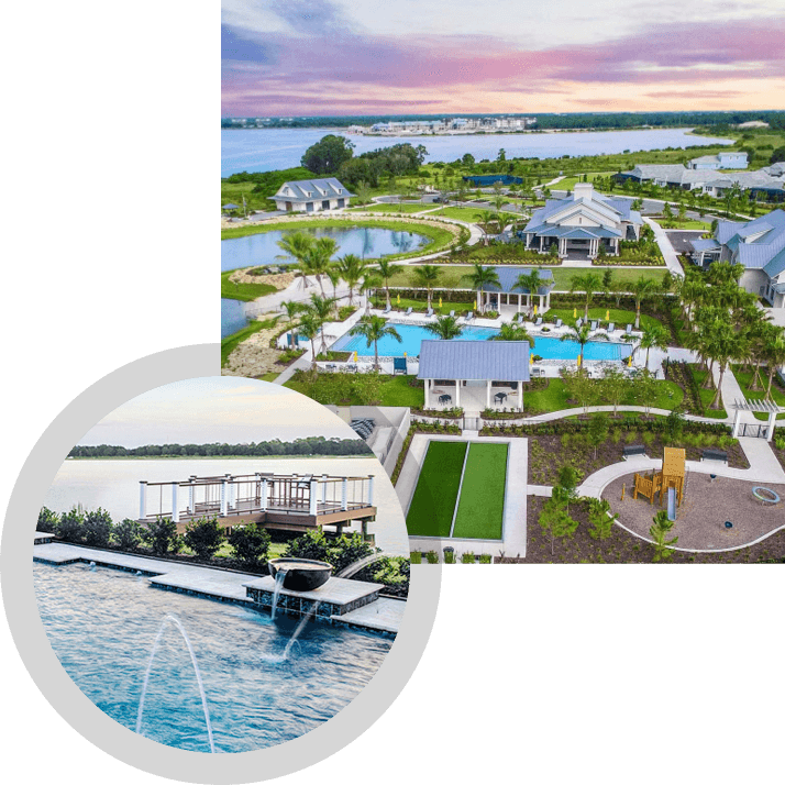 Waterside Aerial View