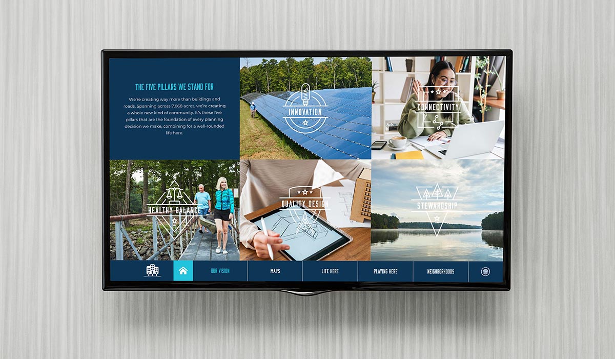 Chatham Park Touchscreen