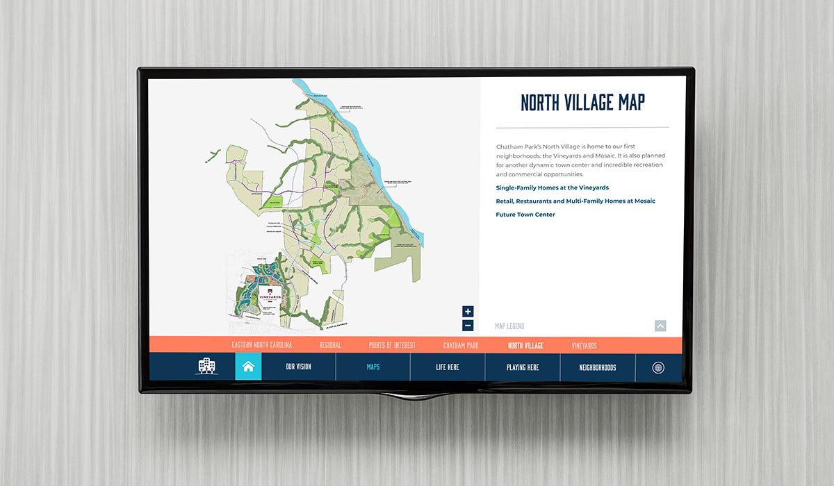 Chatham Park Touchscreen
