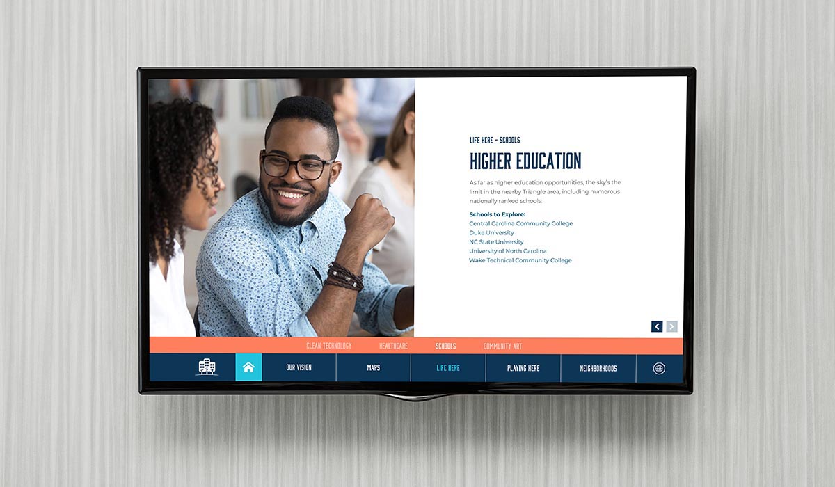 Chatham Park Touchscreen